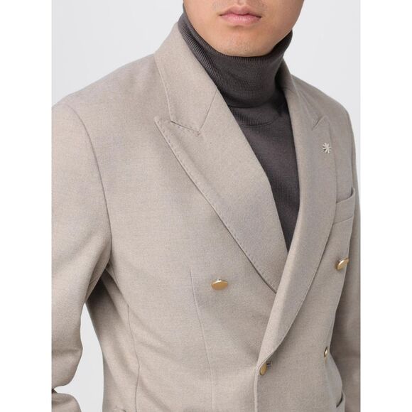 Manuel Ritz Jacket Men Beige - Picture 4 of 4